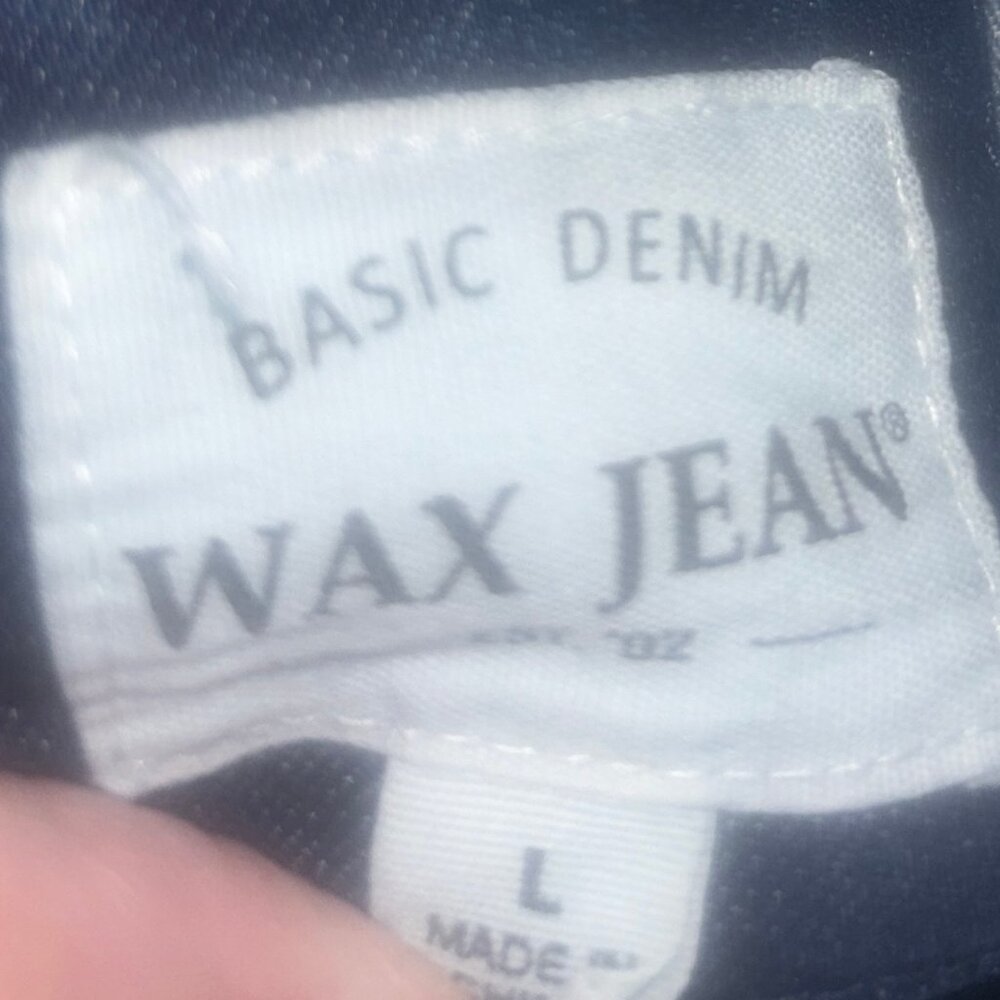 Wax Jean Basic Denim Overalls Large - image 5